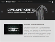 Tablet Screenshot of developer.reallusion.com